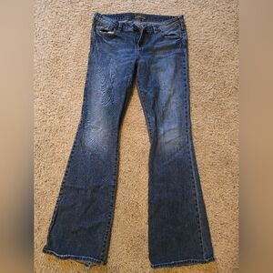 Vanity Dark Blue Flare Jeans